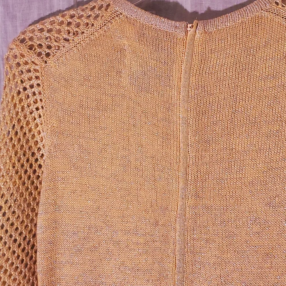 Vintage Anne Fogarty Rare 1960's Gold Knit Gown - Near Mint Condition